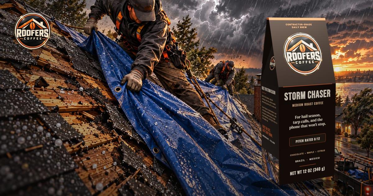 Roofers Coffee Storm Chaser, medium roast
