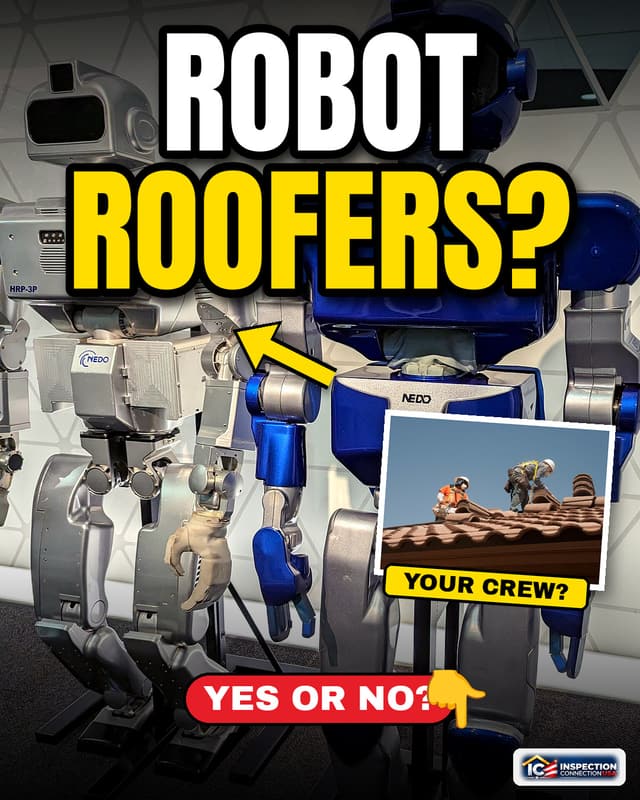 Example Facebook post: a roofing news graphic